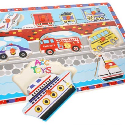 ภาพตัดต่อมีจุก ยานพาหนะ (ทางบก,น้ำ,อากาศ) 7 ชนิด