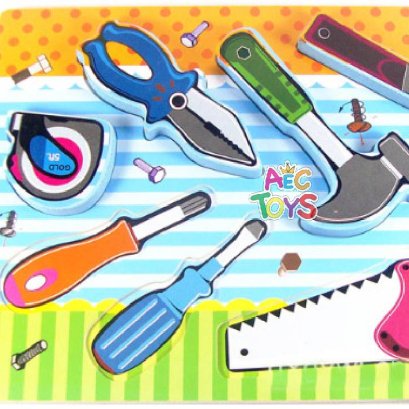 ภาพตัดต่อมีจุก เครื่องมือช่าง 7 ชนิด