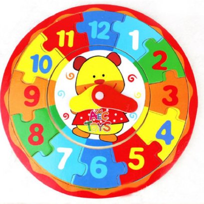 นาฬิกา จิ๊กซอว์ หมีน้อย 