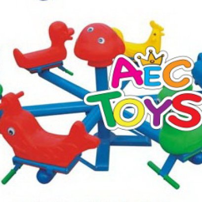 ม้าหมุนสวนสัตว์ 6 ที่นั่ง ขนาด 150x150x90 ซม.