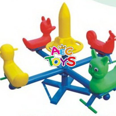 ม้าหมุนสวนสัตว์ 4 ที่นั่ง ขนาด 140x140x90 ซม.