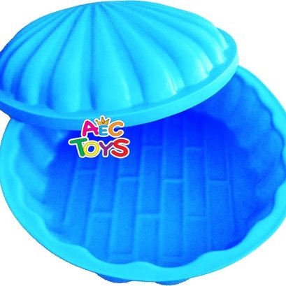 กระบะทรายก้อนหอย พลาสติก ขนาด 80x80x24 ซม.