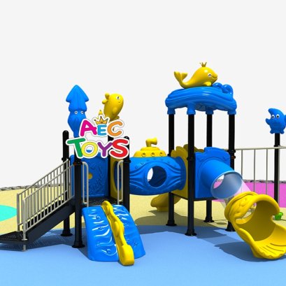 เครื่องเล่นสนาม ชุด เรือดำน้ำโลกใต้ทะเล  670x480x350 ซม.