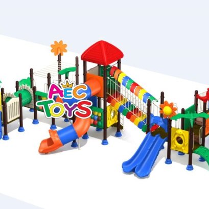 เครื่องเล่นสนาม ชุด ทาวเวอร์มหัศจรรย์ วันเดอร์แลนด์  1300x800x500 ซม.