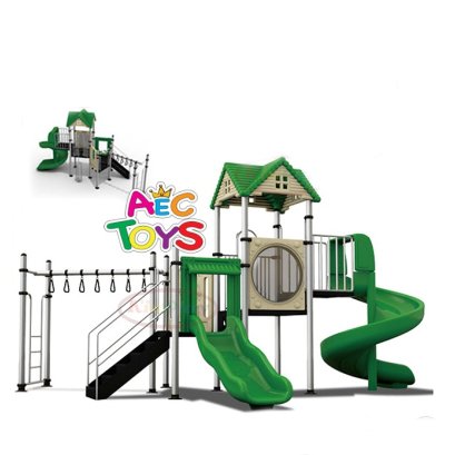 เครื่องเล่นสนาม ชุด บ้านเลิฟลี่โฮมในป่าใหญ่ 620x470x360 ซม.