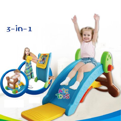 กระดานลื่นมหัศจรรย์ 2 in 1 พลาสติก กระดานลื่น, โยกเยก