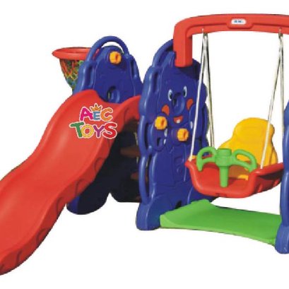 กระดานลื่นชิงช้า ช้างจอมซน 158*165*110 ซม. พลาสติก