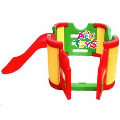 บ่อบอลเด็กดี ซุปเปอร์สไลด์ 2 in 1 พลาสติก