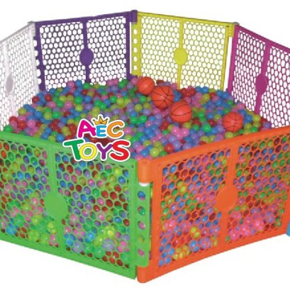 บ่อบอลตาข่าย 8 เหลี่ยม พลาสติก