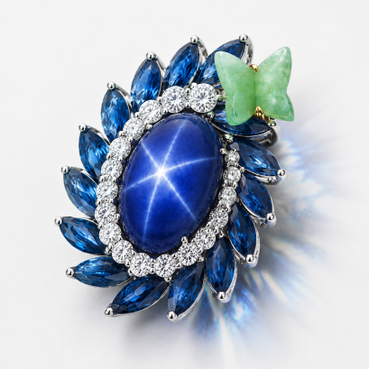 A Sapphire Garden in Bloom