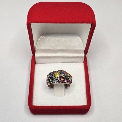 แหวนพลอยแท้แฟนซีแซฟไฟร์