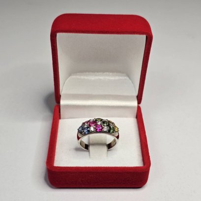 แหวนพลอยแท้แฟนซีแซฟไฟร์