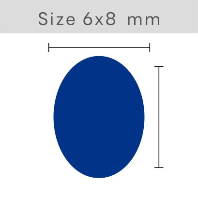 Tanusorn Natural star sapphire size6x8mm.