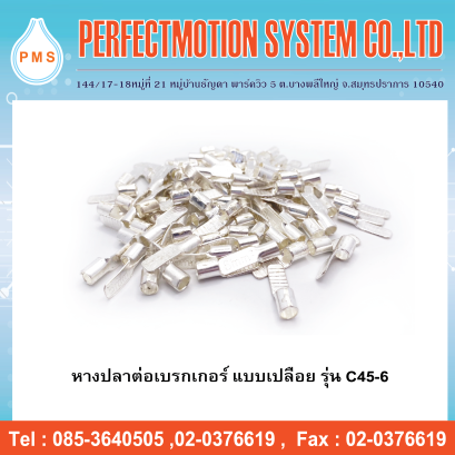 หางปลาต่อเบรกเกอร์ แบบเปลือย 6 sq.mm. ( 100 ชิ้น )