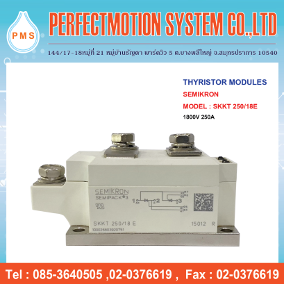 THYRISTOR MODULE SEMIKRON SKKT 250/18E