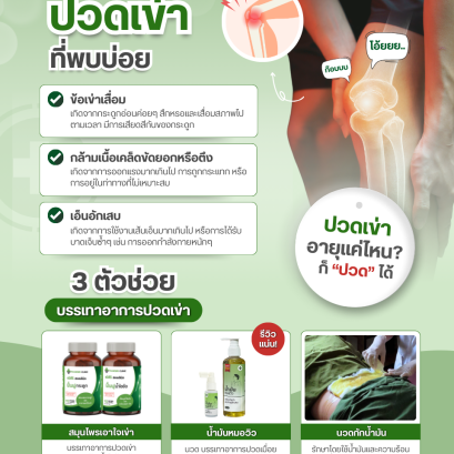 อาการปวดเข่า...เรื่องที่ใครๆ ก็เป็นได้! 