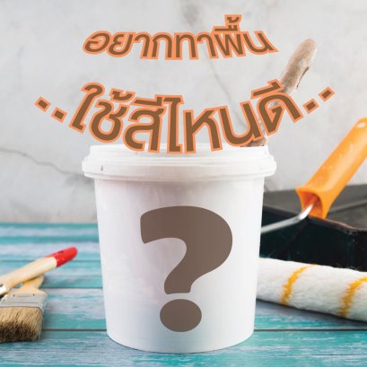 อยากทาพื้น ใช้สีไหนดี