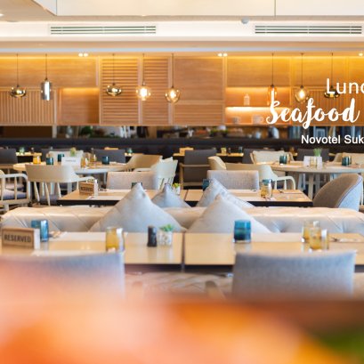 บุฟเฟ่ต์ซีฟู๊ดมื้อกลางวันใจกลางสุขุมวิท ราคาดีเว่อร์ คุณภาพครบ มาจบที่ โนโวเทล สุขุมวิท 20