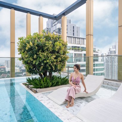 Staybridge Suites Bangkok Thonglor พักหรู อยู่สบาย ทำเลดีใจกลางเมืองย่านทองหล่อ มีออนเซ็นให้แช่ฟรี