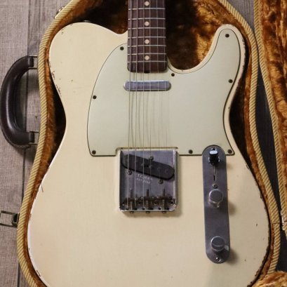 Fender Custom shop'63 Telecaster Relic Blonde White 2008 (3.3kg)