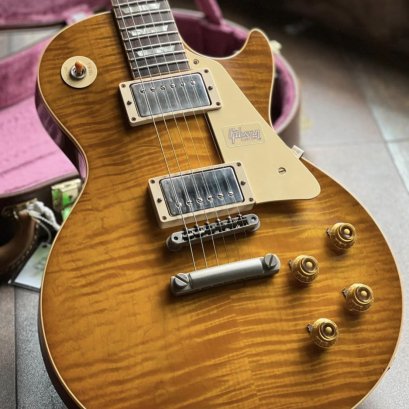 “ Gibson Les Paul Standard 1959 Brazilian Roeswood “ lemon burst (4.1kg) 2018