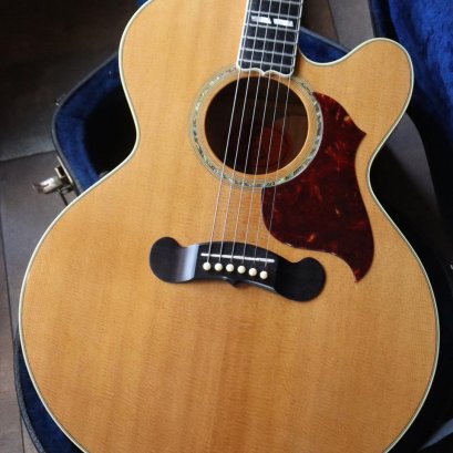 Gibson J-185 EC Natural Antique Maple Flame 2003