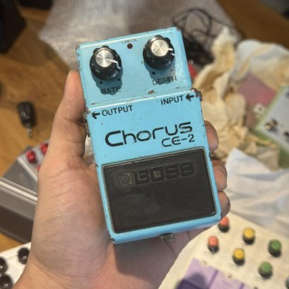 Boss CE-2 Original Vintage 1980 Silver Screw