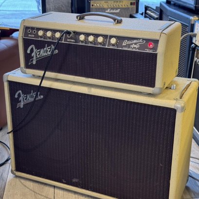 Fender Bassman 1963 Original Blonde White + Cabinet 2x12