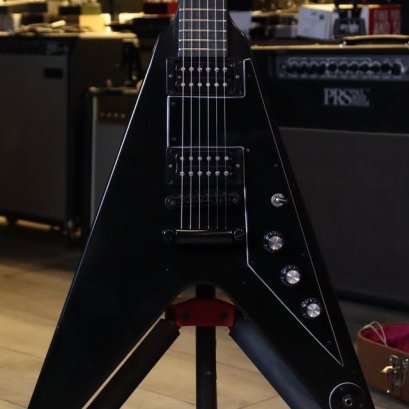 Gibson Flying V Gothic Black Satin 2001 Yamano (3.6kg)
