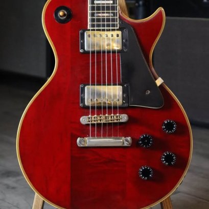 Gibson Lespaul Custom Wine Red 1979 Original Tim Shaw Pickups (4.7kg)