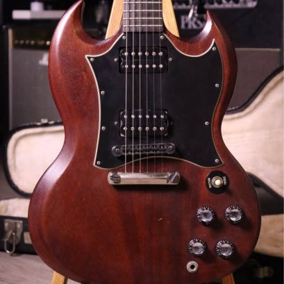 Gibson SG Crescent Moon Inlays Faded Cherry 2003 Ebony board (3.2kg)