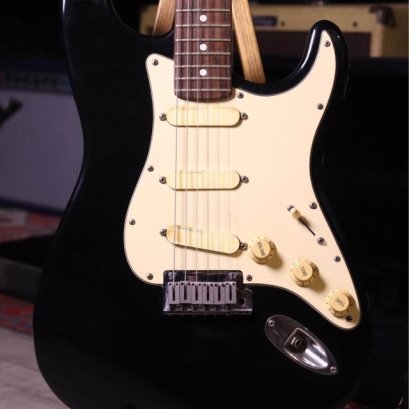 Fender Strat Plus Black Usa E4 1987 (3.7kg)
