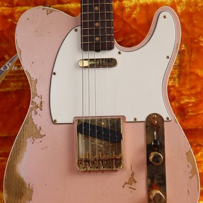 Fender Custom shop’60 Tele Custom Heavy Relic Shell Pink 2020 (3.5kg)