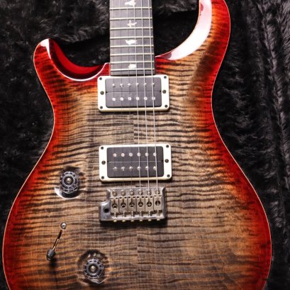 Prs Custom 24 10-Top Left Handed 2021 Charcoal Burst (3.3kg)