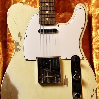 Fender Custom shop'60 Tele Custom Heavy Relic 2020 Vintage White (3.3kg)