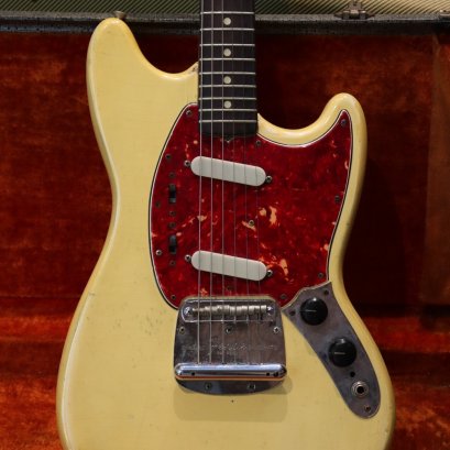 Fender Mustang 1965 Blonde White L series Brazilain board (3.6kg)