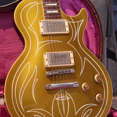 Gibson Custom shop Billy Gibbon's Pinstriped Lespaul Goldtop'57 Vos 2013 (3.4kg)