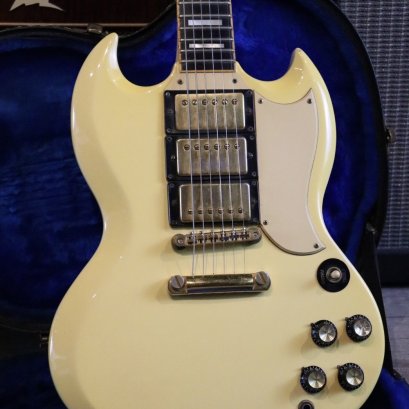 Gibson SG Custom 3-Pickup White 1987 Tim Shaw (3.6kg)
