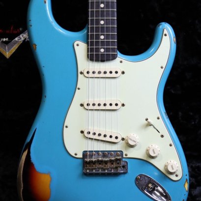 Fender Custom shop’61 WW10 Heavy Relic Aged Taos Turquois over Sunburst 2021 (3.3kg)