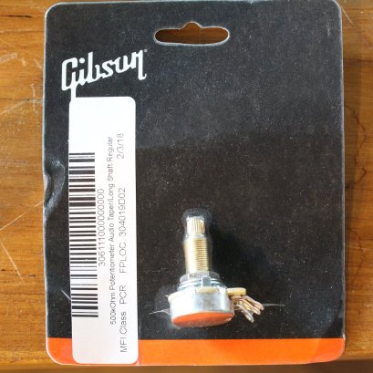 Gibson Pot. 500K Long Shaft