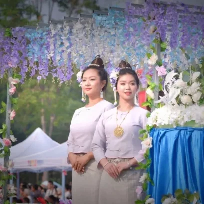 ภาพบรรยากาศ เทศกาลสาดน้ำ เมืองสิบสองปันนา