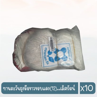 ทานตะวันถุงมือขาวขอบแดง(12)..เลิศรัตน์