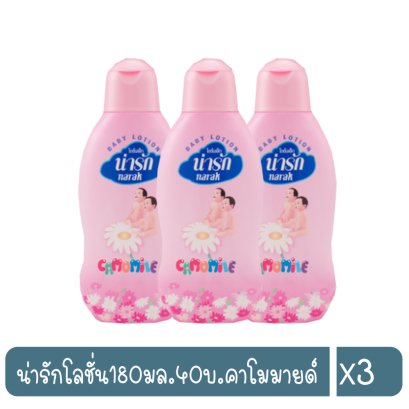 น่ารักโลชั่น180มล.40บ.คาโมมายด์