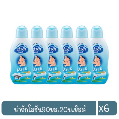 น่ารักโลชั่น90มล.20บ.มิลค์