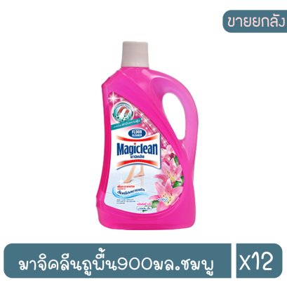 มาจิคลีนถูพื้น900มล.ชมพู