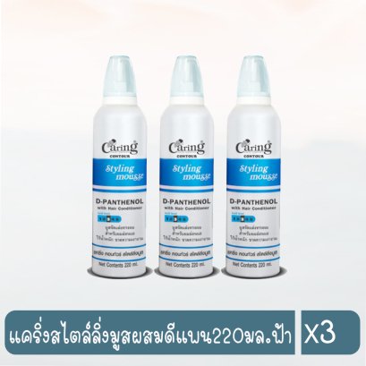 แคริ่งสไตล์ลิ่งมูสผสมดีแพน220มล.ฟ้า