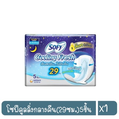 โซฟีคูลลิ่งกลางคืน(29ซม.)5ชิ้น