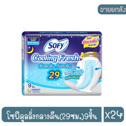 โซฟีคูลลิ่งกลางคืน(29ซม.)9ชิ้น