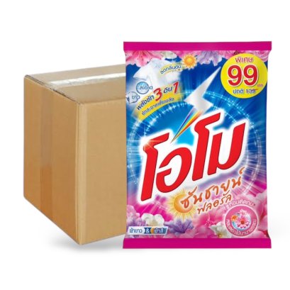 โอโม ซันชายน์ฟลอรัล ผงซักฟอก 2600ก.(99บาท)