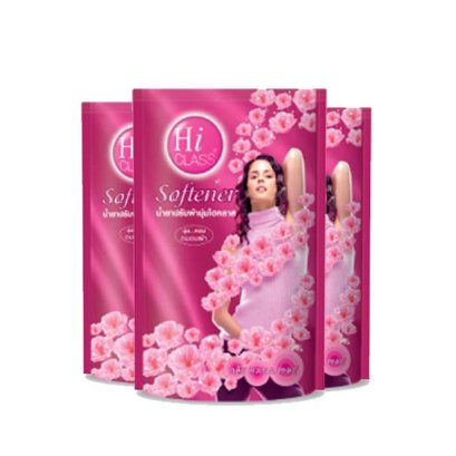 ไฮคลาสปรับผ้า(เติม)450มล.ฮานาพิ้งค์เก้